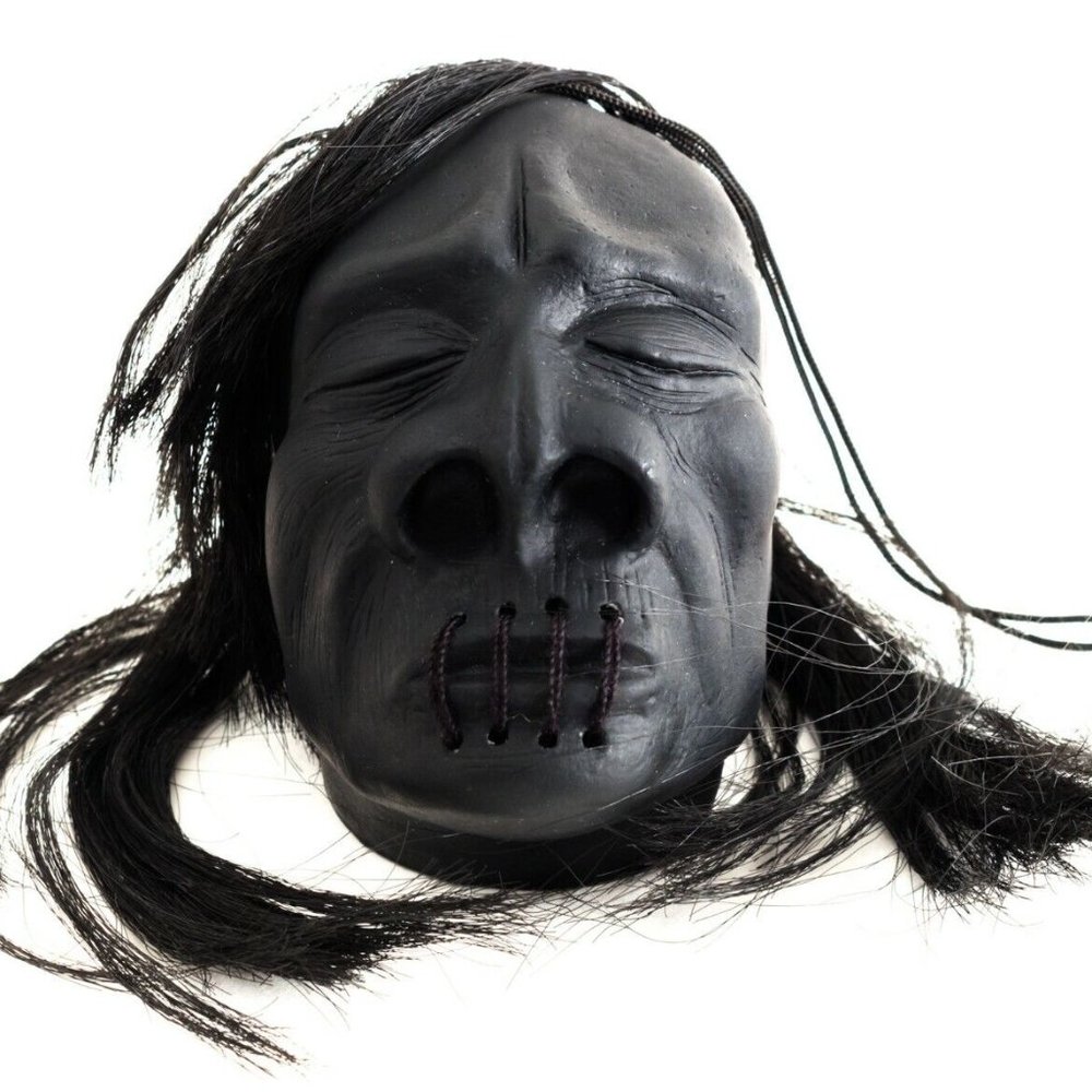 Mini Shrunken Head For Halloween, Parties, Dorms Creepy, Realistic Looking Hair!